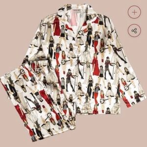 Taylor Swift Red Eras PJ set